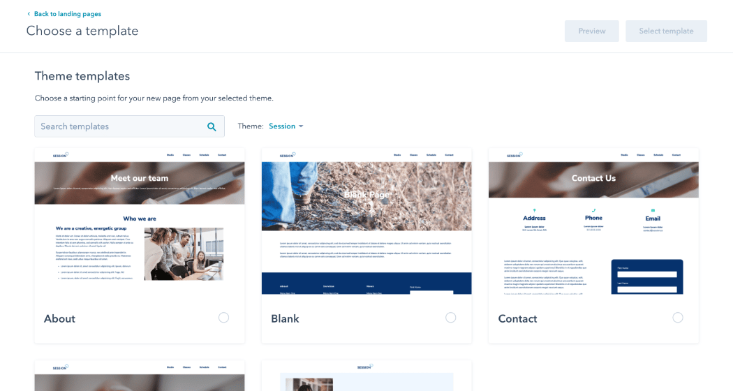 Hundreds of free templates